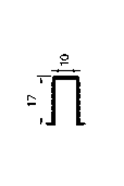 ALBATUR DOORSLİDE 9700 150-9162-1410-3000 ALT PLASTİK KILAVUZ 3 MT