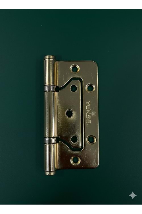 YÜKSEL ÇELİK 10 CM KELEBEK YÖNSÜZ MENTEŞE GOLD 2,5MM (25)