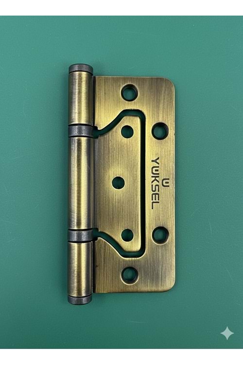 YÜKSEL ÇELİK 10 CM KELEBEK YÖNSÜZ MENTEŞE ANTİK 2,5 MM (25)