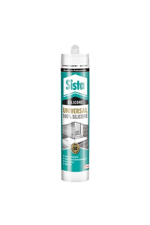 SİSTA UNİVERSAL SİLİKON ŞEFFAF 280 GR (30)