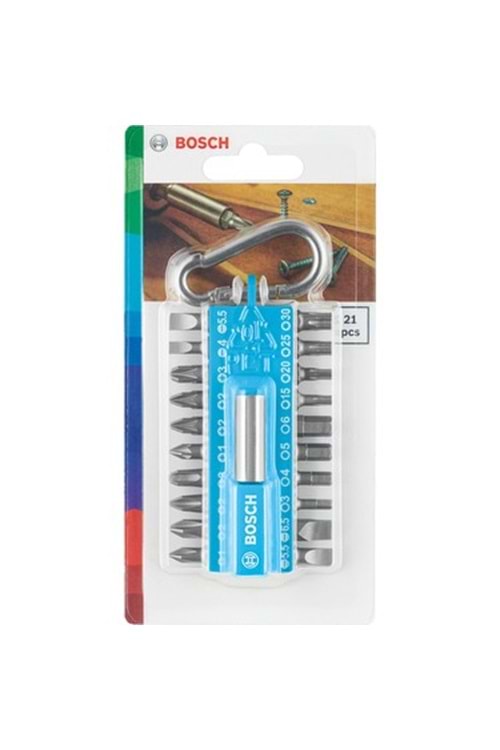 BOSCH 21 PARÇA KANCALI VİDALAMA SETİ