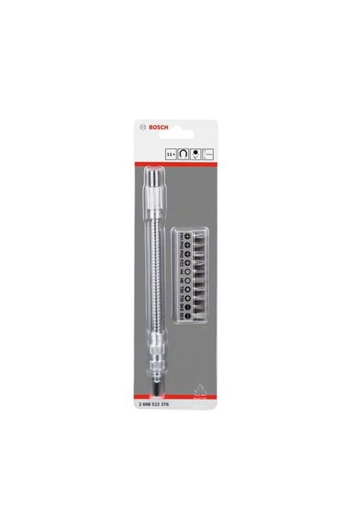 BOSCH 10 PARÇA VİDALAMA+BÜKÜLEBİLİR UZATMA ADAPTÖRÜ (20CM)