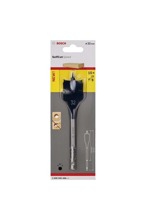 BOSCH SELFCUT YAPRAK MATKAP UCU 32 MM