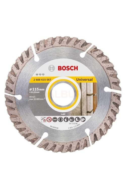 BOSCH STANDART UNİVERSAL BETON KESİCİ 115 MM