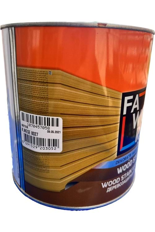 FAWORİ WOOD STAIN KOYU MEŞE 0,75 LT