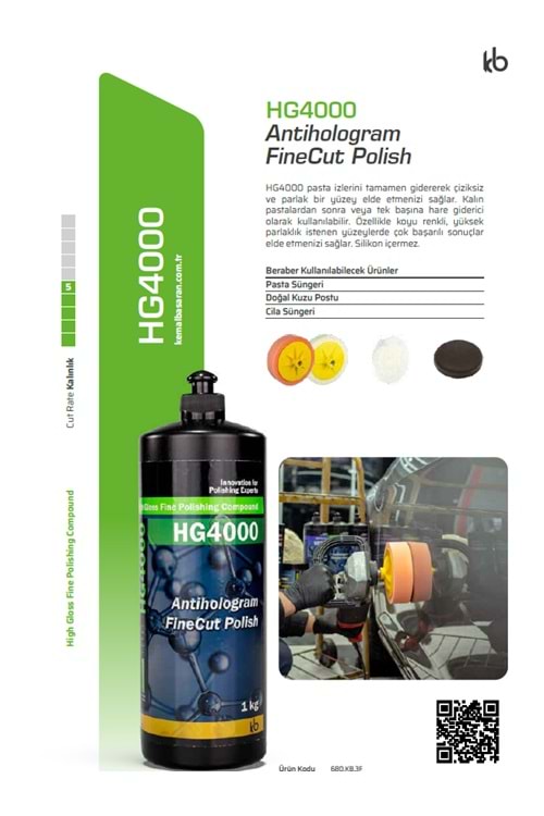 KB HG4000 İNCE PASTA 1 KG