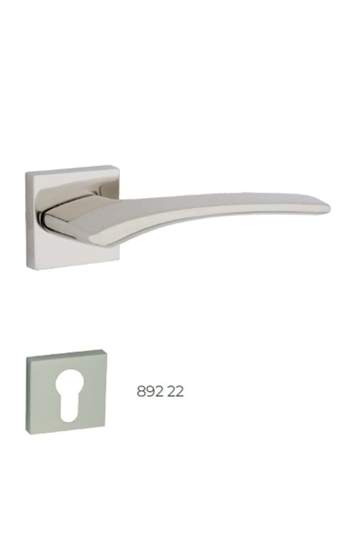 YÜKSEL VERONA İTALYAN KARE ROZETLİ İNOX WC KAPI KOLU