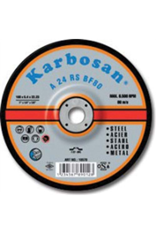 KARBOSAN METAL FLEX ÇAPAK TAŞLAMA 115*6,4*22