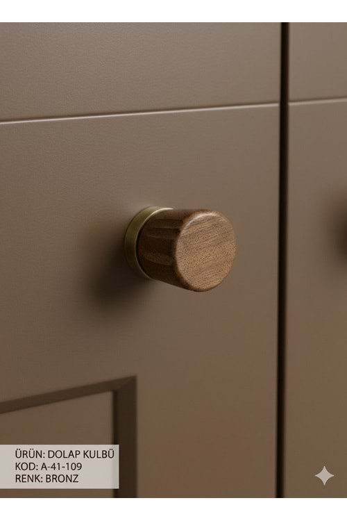 TOMURCUK A109 TAHTA DÜĞME KULP