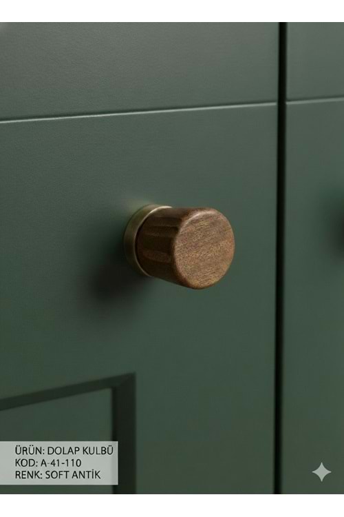 TOMURCUK A110 TAHTA DÜĞME KULP