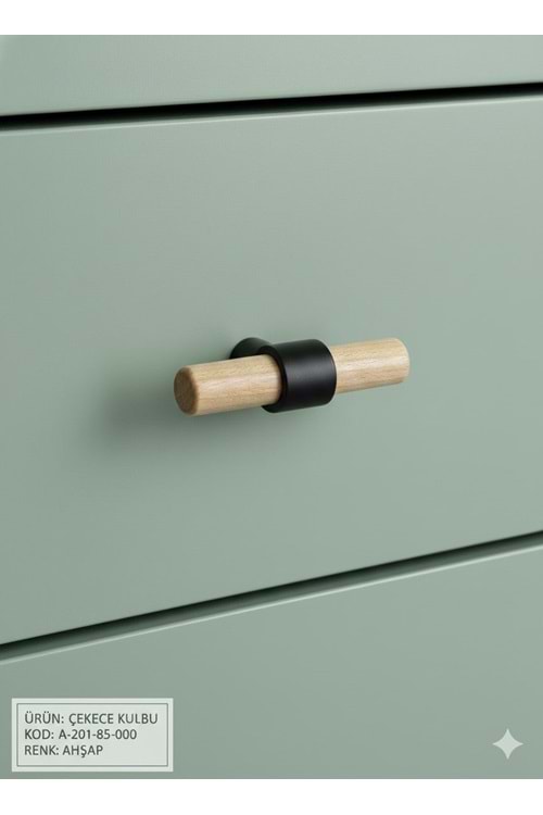 TOMURCUK A201 TAHTA DÜĞME KULP