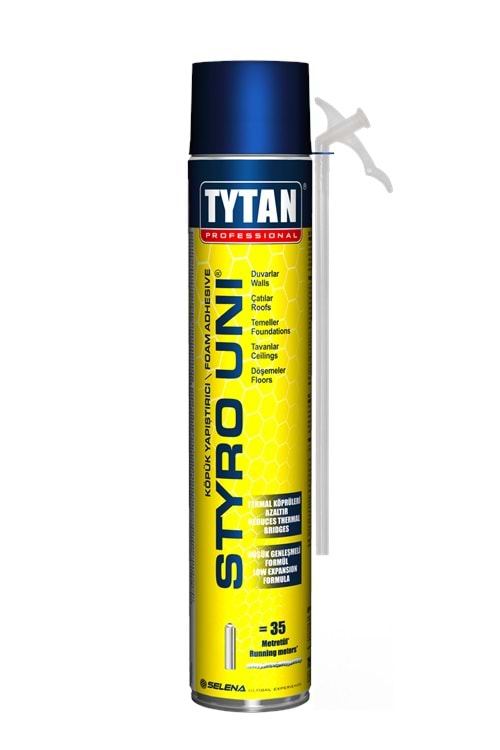 TYTAN PROF. STYRO UNI PİPETLİ MANTOLAMA KÖPÜK 750 ML (12)