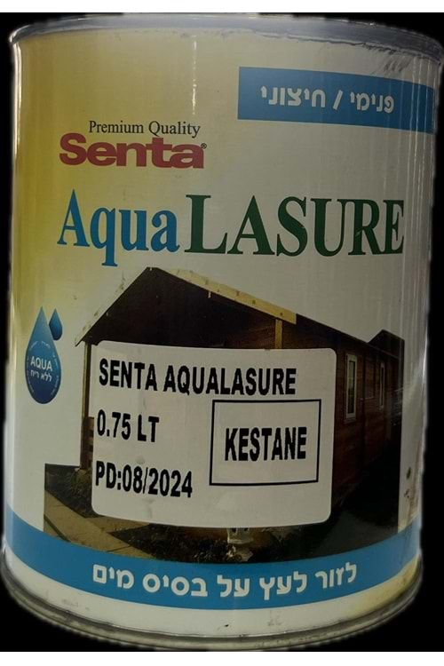 SENTA AQUA LASURE VERNİK KESTANE 0,75 L