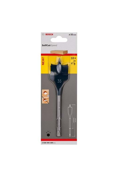 BOSCH SELFCUT YAPRAK MATKAP UCU 13 MM