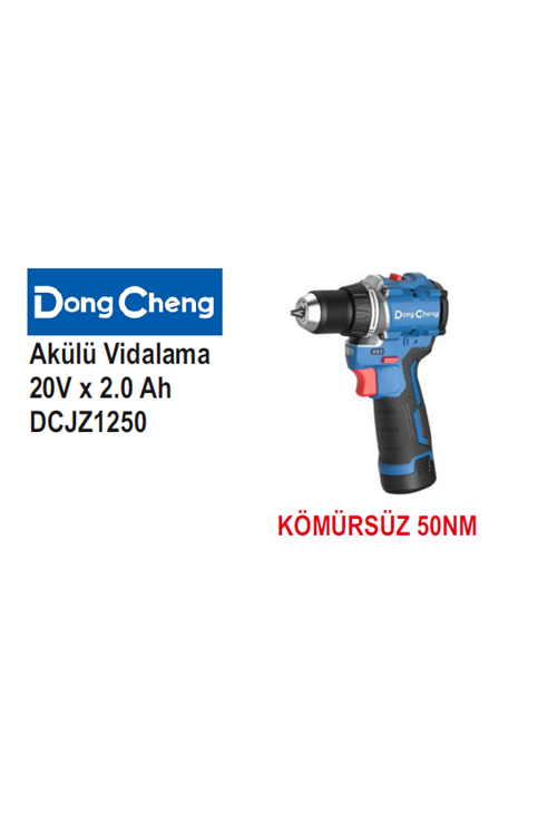 DONG CHENG DCJZ1250 AKÜLÜ VİDALAMA 20V*2,0 AH