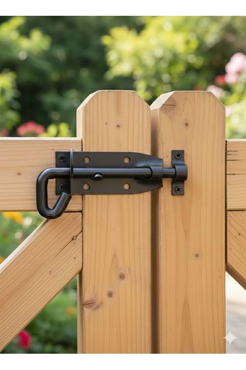 KRİSTAL KİLİTLİ SÜRGÜ SİYAH NO:1