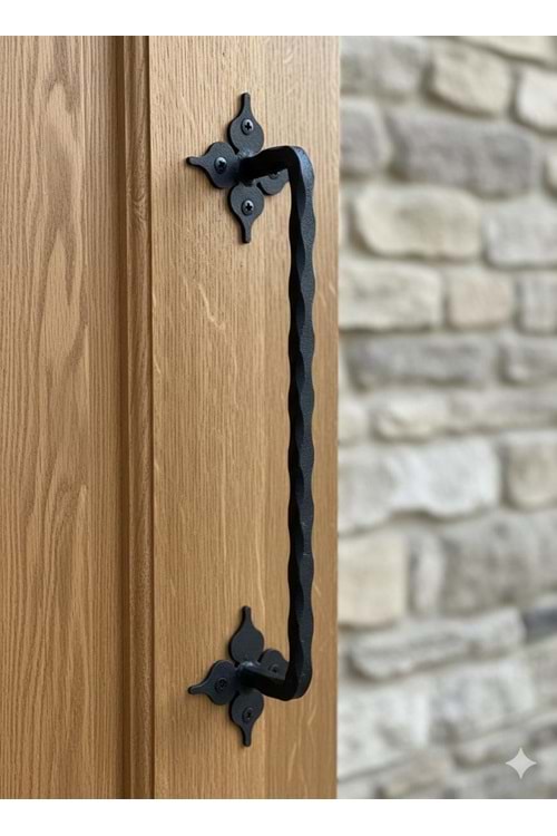 SALTUKLU ORTA ÇEKME KOL 30 CM SİYAH