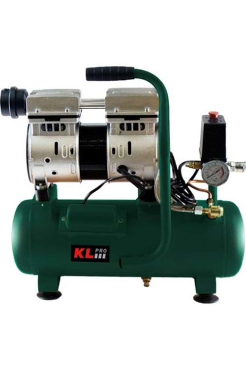 KL PRO KLK8S SESSİZ YAĞSIZ KOMPRESÖR 8 LT 1 HP 750 W