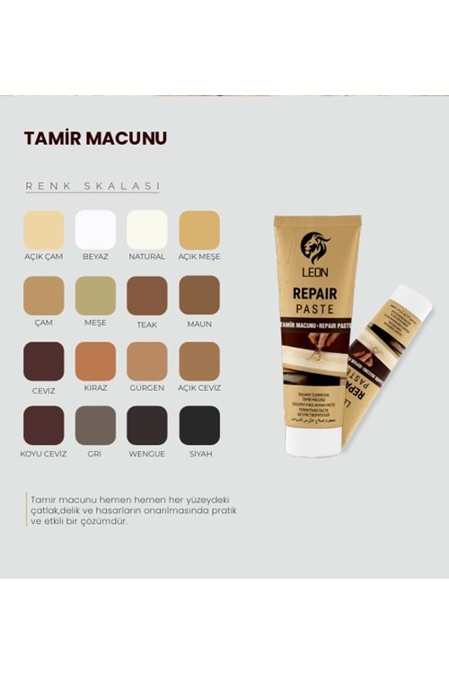 LEON ÇAM TAMİR MACUNU 125 ML