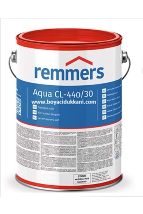 REMMERS AQUA CL-440/30 COLORLACK WEİSS BEYAZ 0,75 LT
