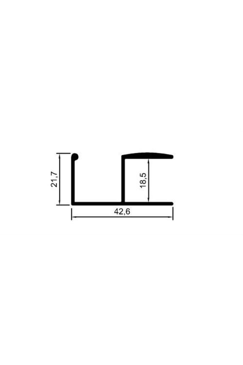 MD-1071 ALÜMİNYUM BOY KULP 2,5 MT