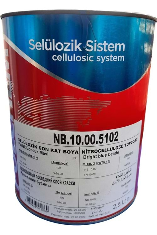 POLCHEM NB10 SELL. BONCUK MAVİ 2,5 LT