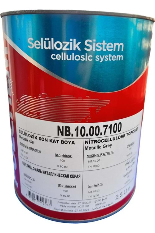 POLCHEM NB10 SELL. METALİK GRİ 2,5 LT