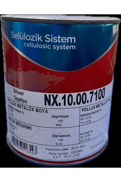 POLCHEM NX10.00.7100 METALÜX SİLVER 2,5 LT