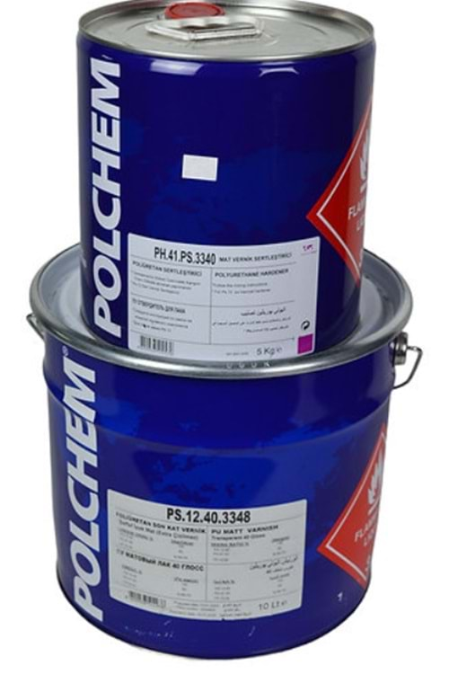 POLCHEM PS12.40 POLİÜRETAN İPEKMAT VERNİK 10 LT