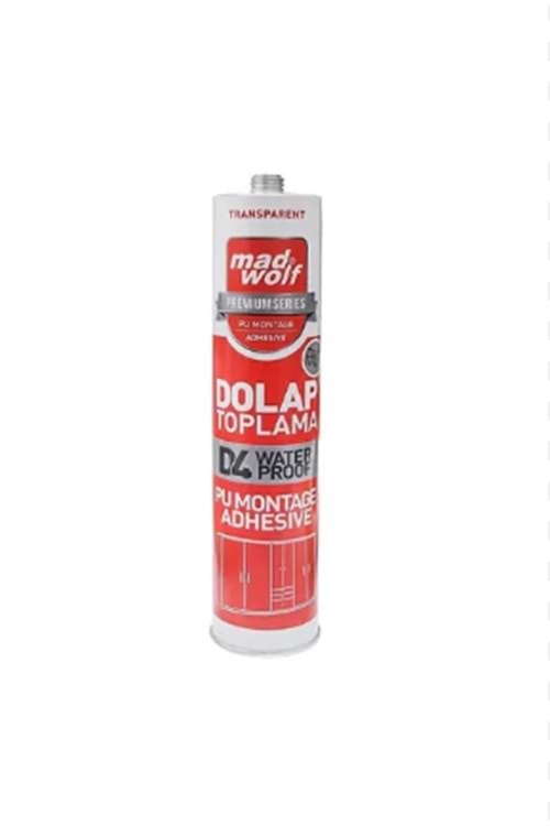 MAD WOLF DOLAP TOPLAMA D4 SIVI ÇİVİ ŞEFFAF 310 ML (30)
