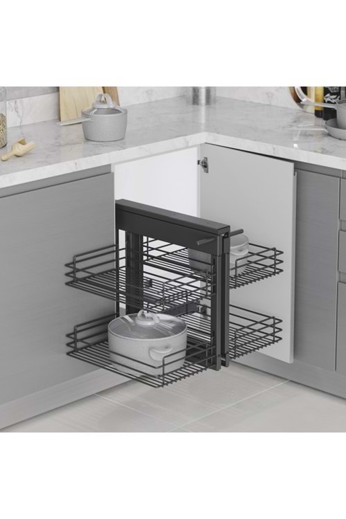 STARAX S-3111-A BAĞIMSIZ KÖRKÖŞE MEKANİZMASI ANTRASİT 50 CM