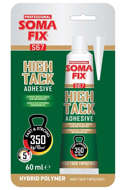 SOMAFİX S67 HİGH TACK YAPIŞTIRICI BEYAZ 290 ML (12)