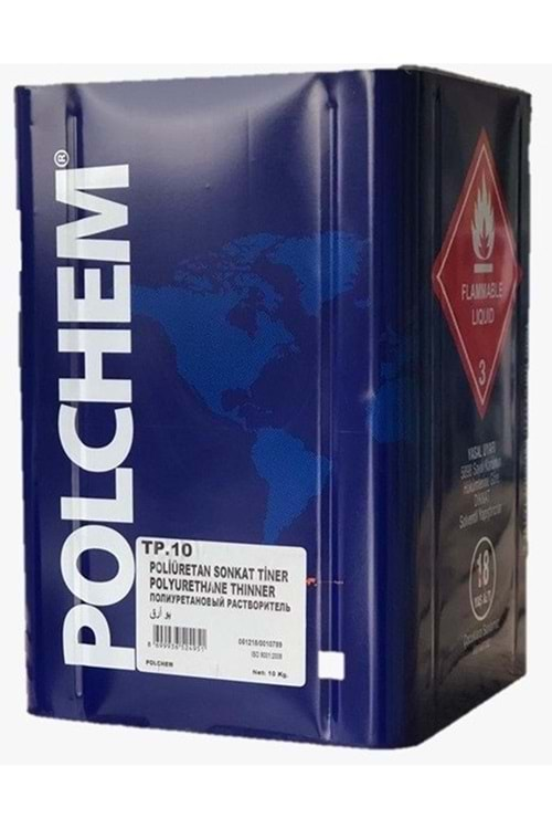 POLCHEM TP10 POLİÜRETEN TİNER 10 KG