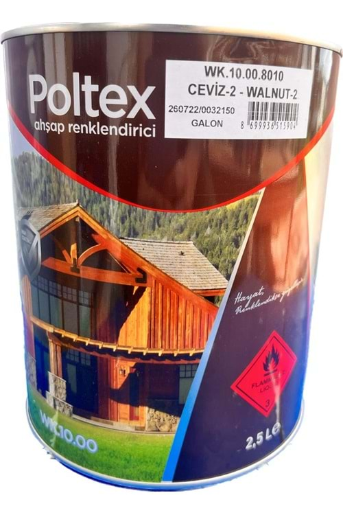 POLCHEM WK10 POLTEX CEVİZ-2 2,5 LT (8010)