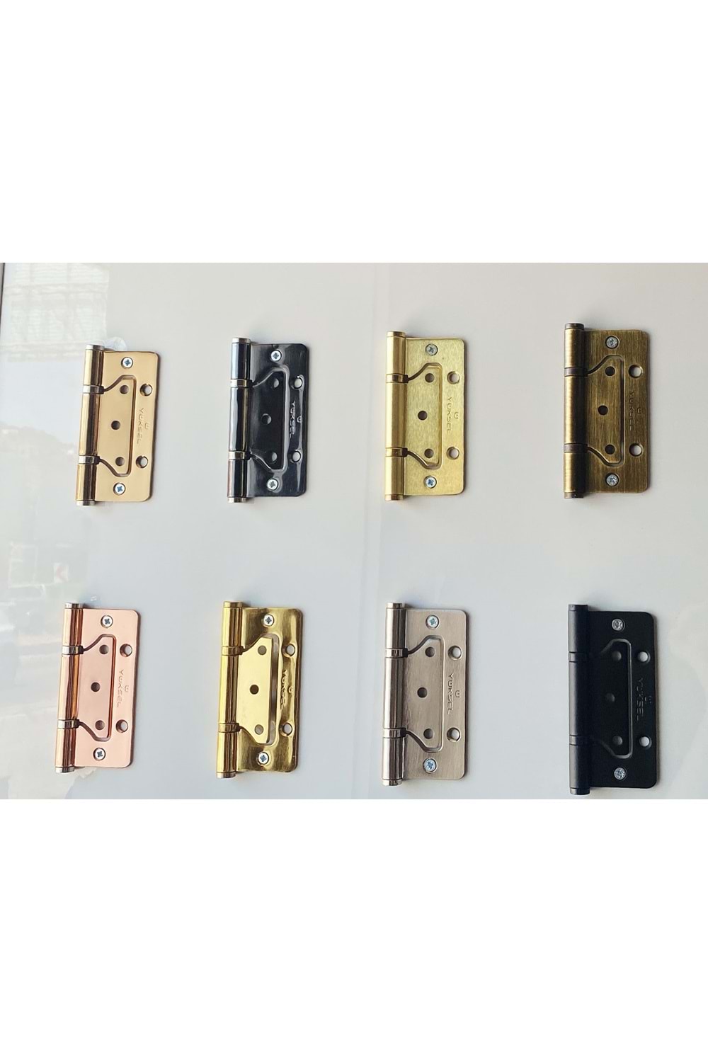 YÜKSEL ÇELİK 10 CM KELEBEK YÖNSÜZ MENTEŞE İNOX 2,5 MM (25)