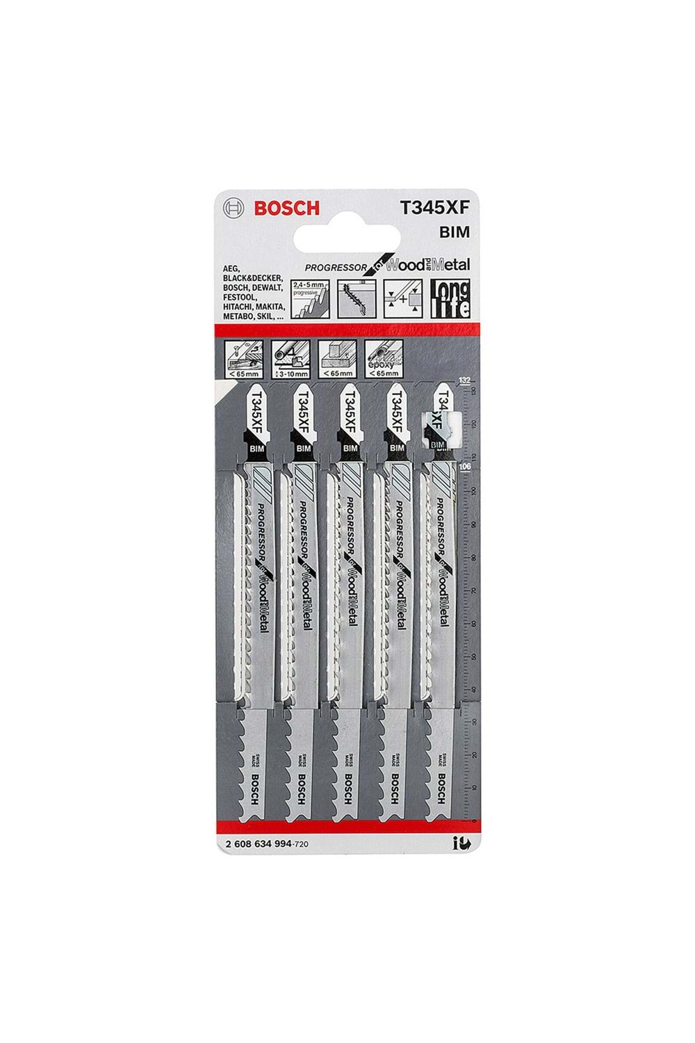 BOCH DEKUPAJ UCU T345 XF PROGRESSOR FOR WOOD AND METAL