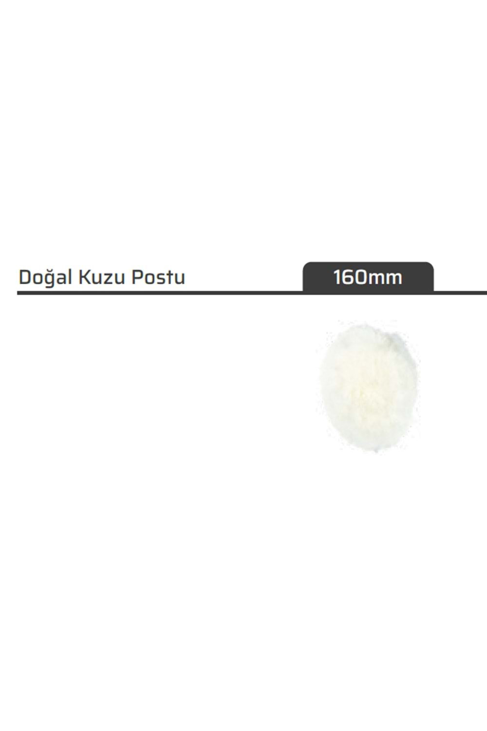 KB SHİNEFAST KUZU POSTU CIRTLI 160 MM