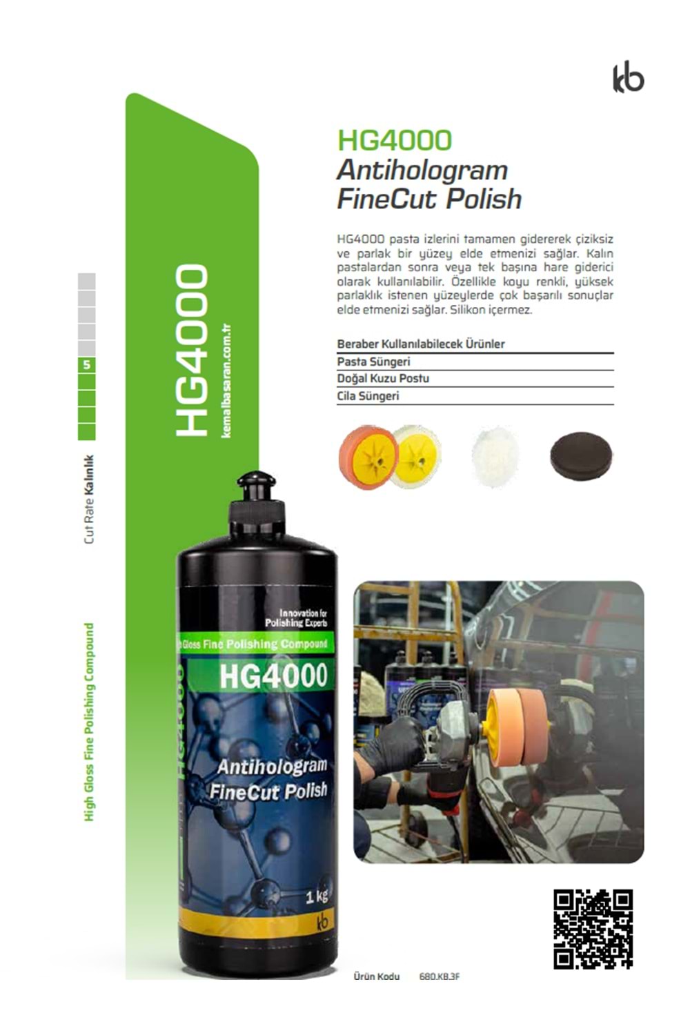 KB HG4000 İNCE PASTA 1 KG