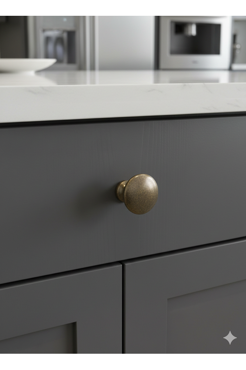 METAX ALFA DÜĞME ANTİK SARI (D176-23)