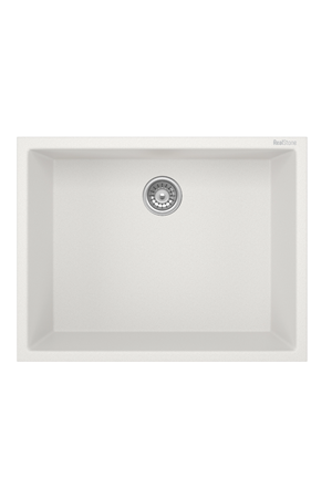 REALSTONE K012 GORDION 60 GRANİT EVİYE (WHITE)