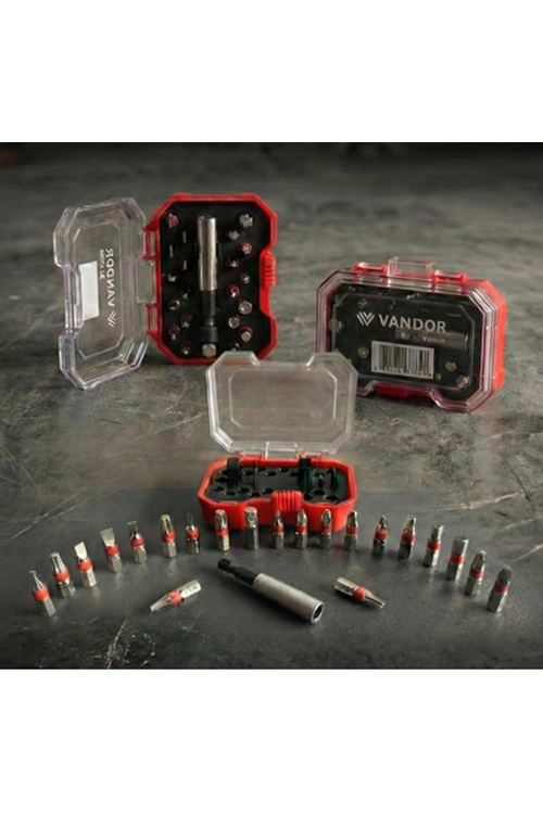 VANDOR NBS 22 PARÇA NİKEL BİTS SETİ